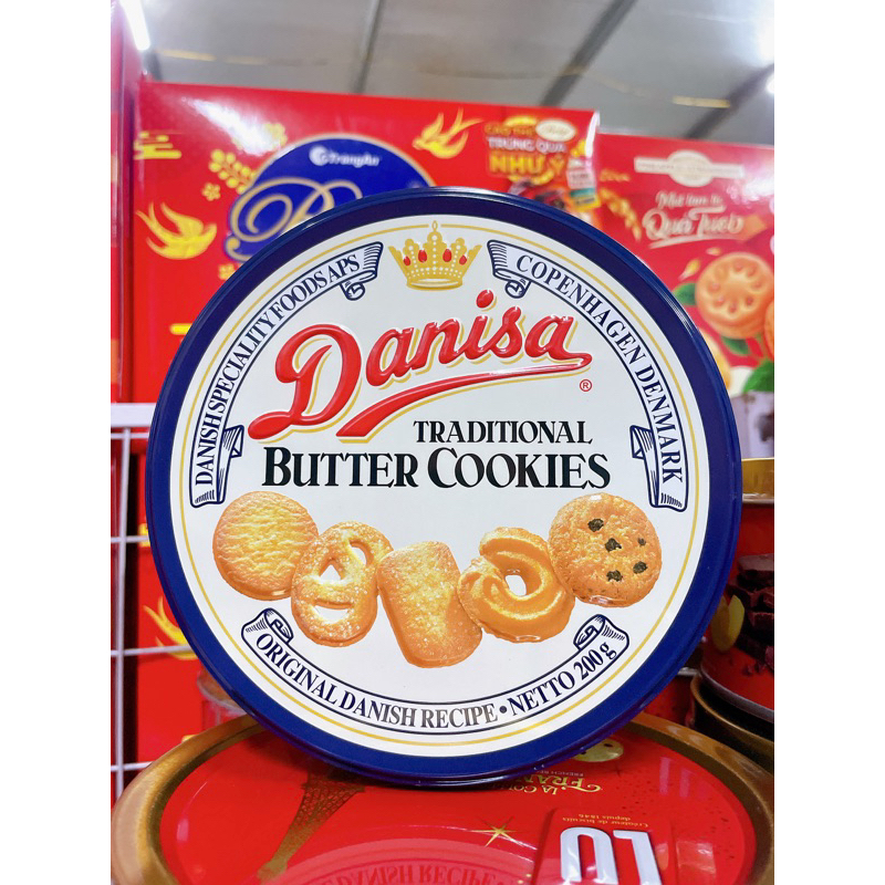 Bánh Danisa 200g hộp thiếc
