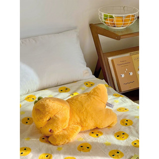 Gấu bông kèm chăn/ mền khủng long vàng đáng yêu _ gummy store