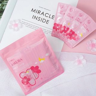 Túi 15 gói mặt nạ ngủ hoa anh đào laikou