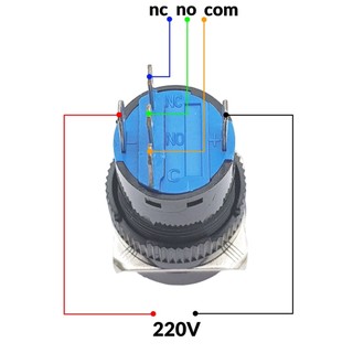 Nút nhấn phi 16mm , nút đề phi 16 , nút nhấn nhả nhấn giữ phi 16mm