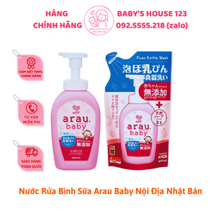 Nước Rửa Bình Sữa Arau Baby Nội Địa Nhật Bản