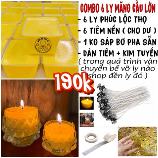 Combo 6 ly mãng cầu lớn 125ml ( Kèm văn khấn cúng dường )