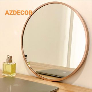  Gương tròn viền nhôm chống xước Gương decor cao cấp Màu sắc Kích thước đa dạng Đầy đủ phụ kiện đi kèm 