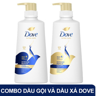 Combo Dầu gội đầu DOVE và Dầu xã DOVE - Thái Lan - 410ml/chai