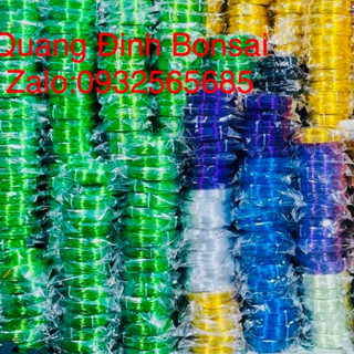 Dây nhôm mạ màu làm bonsai handmade. Cuộn 500g loại1mm