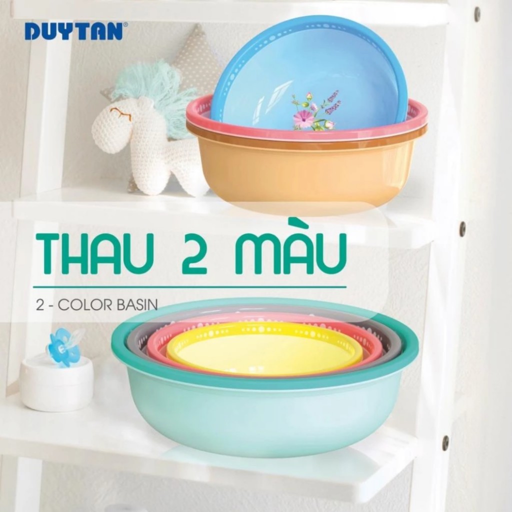 Thau nhựa 2 màu Duy Tân (2T5 và 3T0)