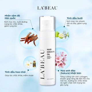 COMBO KÍCH MỌC VÀ PHỤC HỒI TÓC (Tinh dầu và Kem ủ tóc) LA’BEAU CKMPHLB