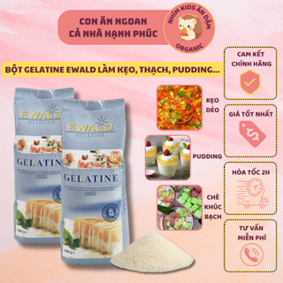 [Date 2028] Gelatine Ewald Đức Dạng Bột - Dạng Lá Làm Kẹo Dẻo, Làm Thạch, Làm Chè Khúc Bạch