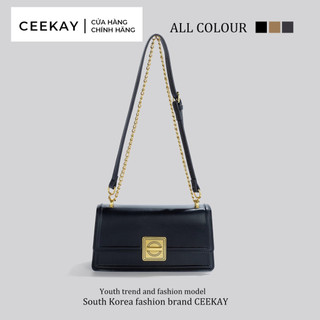 Túi xách Ceekay chính hãng | Túi xách vintage có dây xích chỉnh chiều dài - Full box - CK26