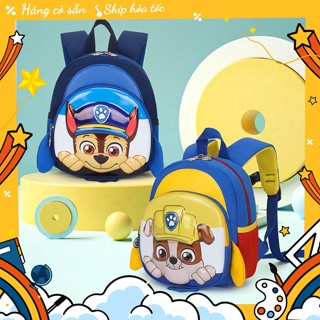 Balo phi thuyền chống đi lạc Đội Chó Cứu Hộ Paw Patrol mặt cứng 3D đáng yêu cho bé đi học mẫu giáo