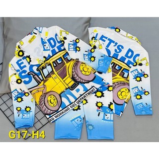 MÃ G17 SIZE 8-20KG BỘ PIZAMA BÉ TRAI THUN LẠNH 3D