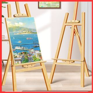 Giá vẽ tranh gấp gọn gỗ thông gia để ảnh cưới-giá trưng bày mẫu-giá gỗ để bảng