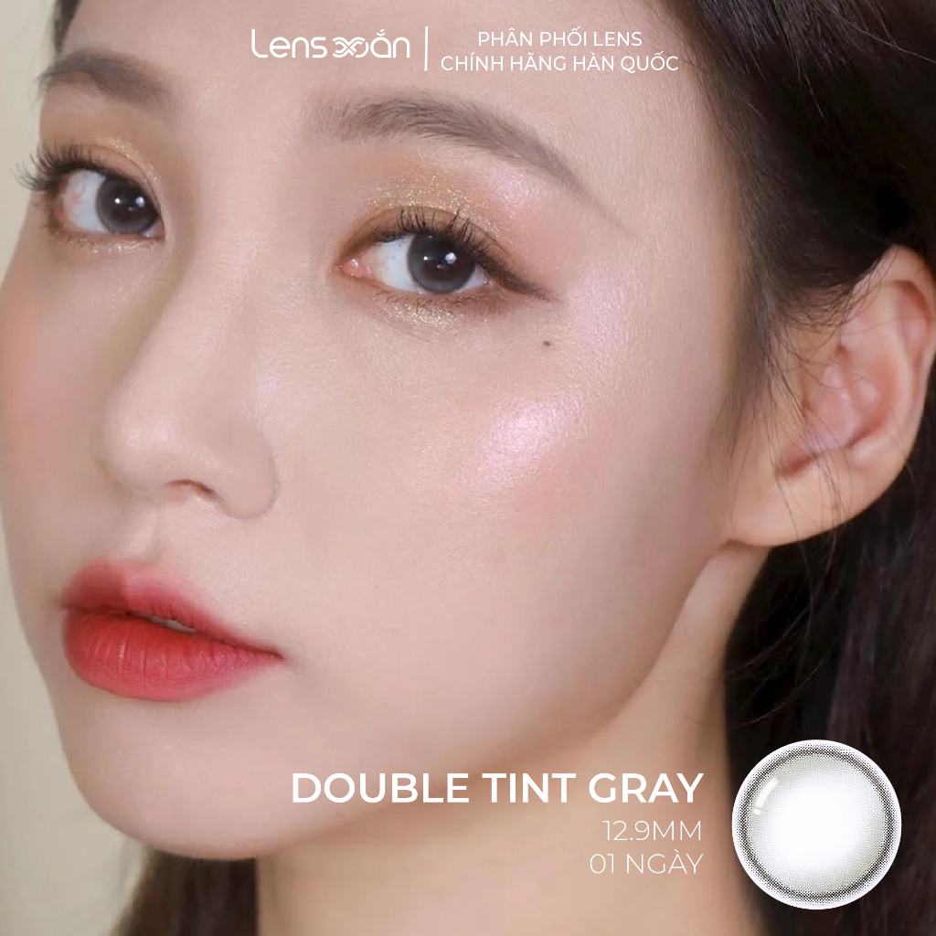 LENS 1 NGÀY tự nhiên LENS XOẮN kính áp tròng cận JISOO BLACKPINK tự nhiên có viền tròn mắt độ ẩm cao OLENS DOUBLE TINT | BigBuy360 - bigbuy360.vn