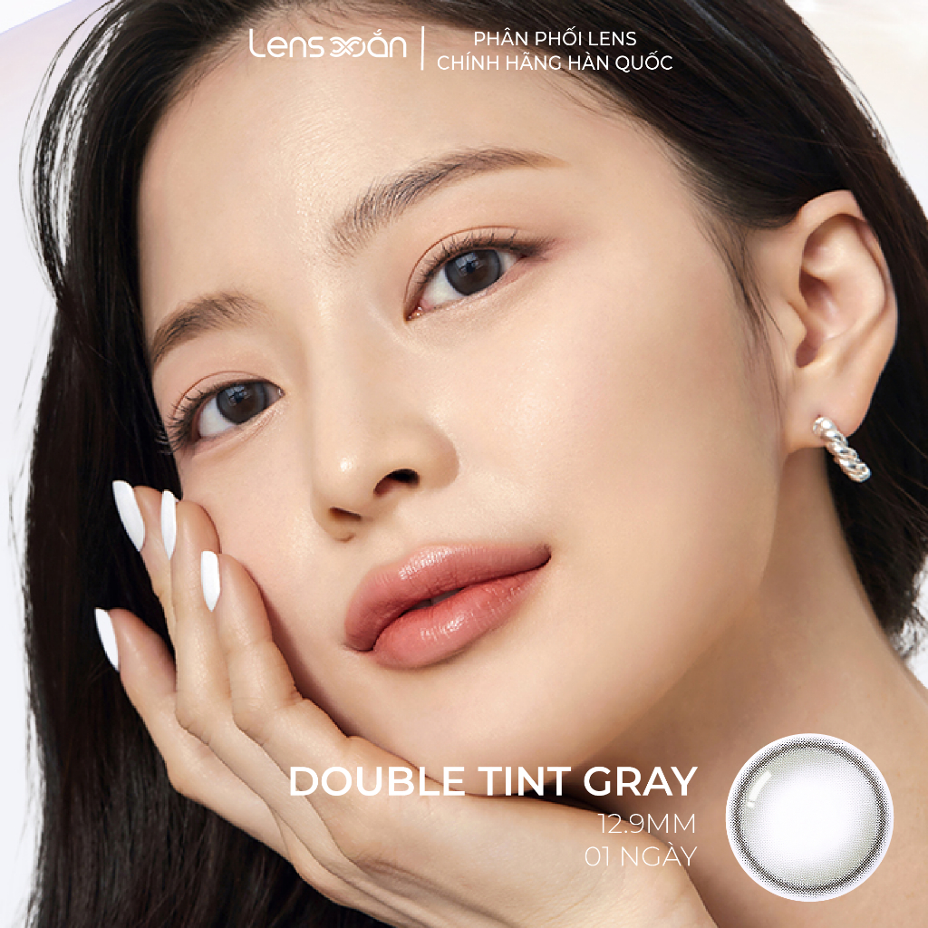 LENS 1 NGÀY tự nhiên LENS XOẮN kính áp tròng cận JISOO BLACKPINK tự nhiên có viền tròn mắt độ ẩm cao OLENS DOUBLE TINT | BigBuy360 - bigbuy360.vn