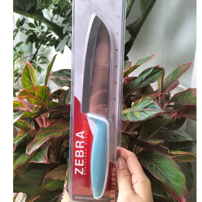 Dao Zebra inox cán nhựa 6” - 990640 dòng dao Wisdom Sushi cán xanh
