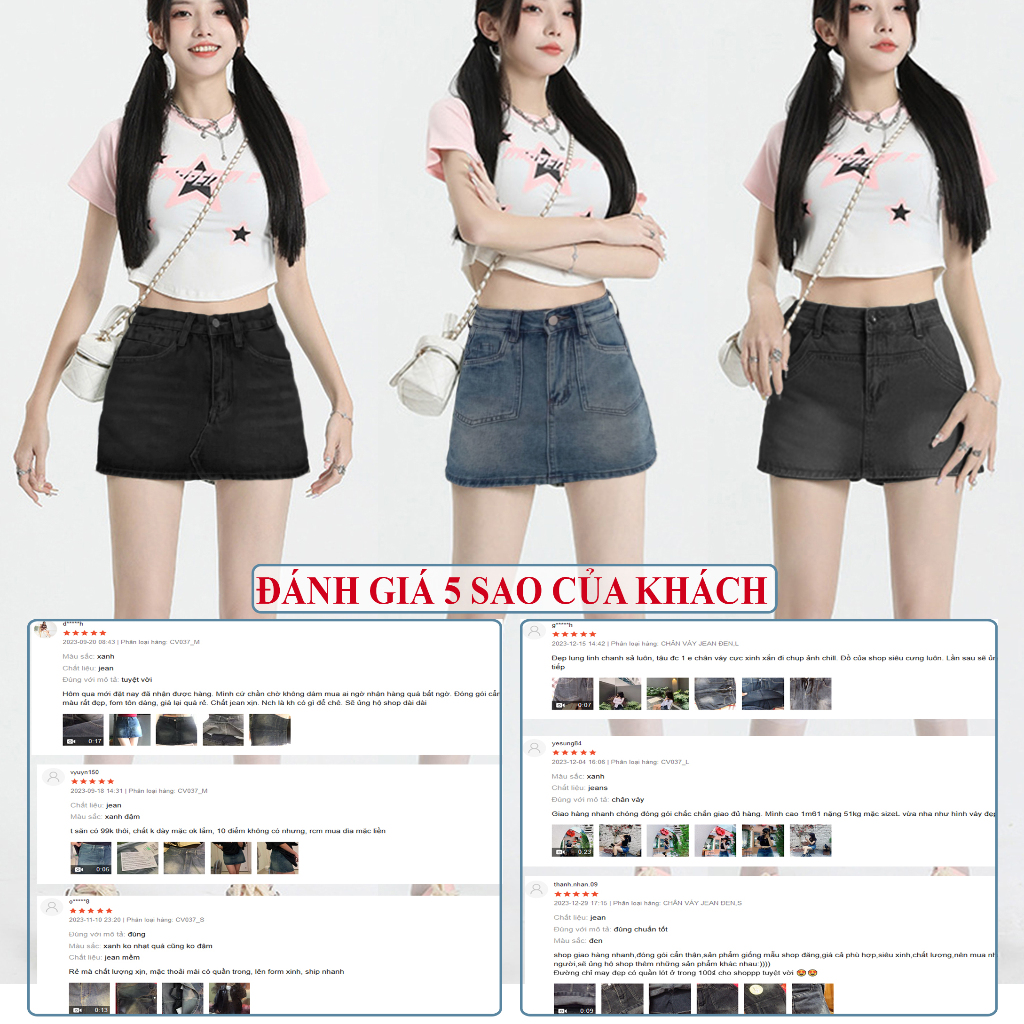 [XẢ KHO] Chân Váy Jean Chữ A Ngắn Madela, Quần Giả Váy Jean Bộ SP: Chân Váy Bò Chữ A Ngắn, Váy Bò Ngắn, Váy Jean Ngắn | BigBuy360 - bigbuy360.vn