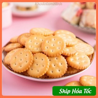 Bánh quy bơ mặn làm kẹo nougat, bánh quy làm kẹo