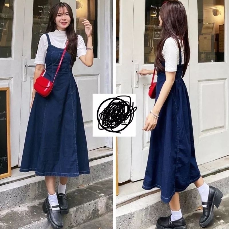 đầm jean .