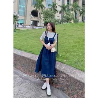 đầm jean .