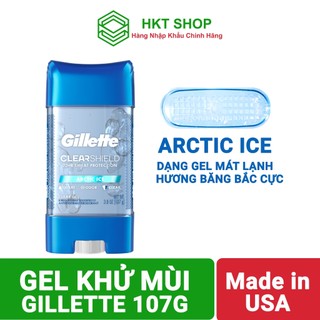 Lăn khử mùi gillette dạng gel arctic ice 107g mỹ - hkt shop