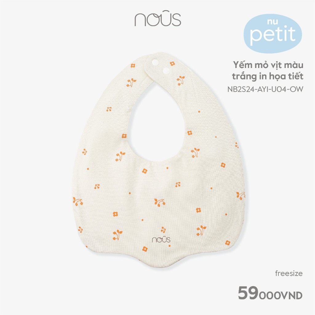 Yếm xô Nous cho bé sơ sinh