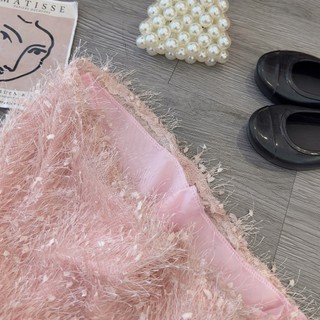 VÁY LÔNG HẠT HỒNG BÉ GÁI