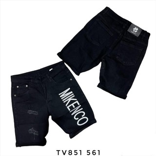 Quần short jean nam cao cấp thêu logo chất bò form đẹp mẫu mới nhất AHFASHION