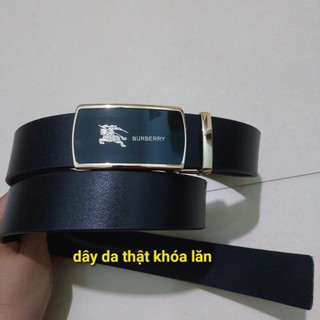 Dây nịt nam da bò thật mặt lăn đẹp