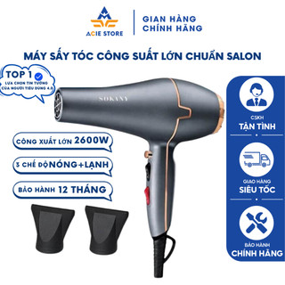 Máy Sấy Tóc Chính Hãng Tặng Hai Đầu Sấy Tóc Tạo Kiểu 3 Mức Nhiệt Công Suất Chuẩn Salon ACIE STORE