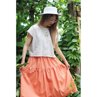 LAMLIY - Áo TƯỜNG HOA thêu tay linen