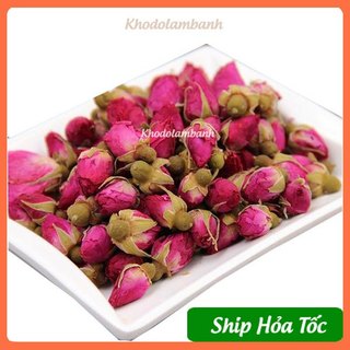 Nụ hoa hồng sấy khô dùng làm bánh, pha trà