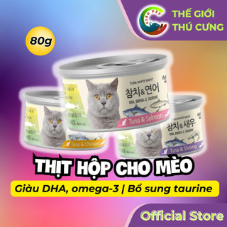 [80g] THỊT HỘP CHO MÈO TUNA WHITE MEAT