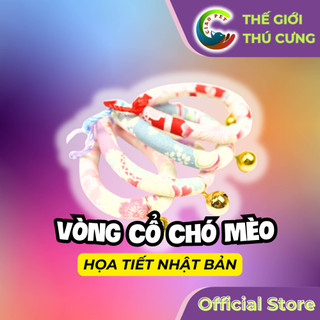 Vòng cổ cho chó mèo phong cách Nhật Bản