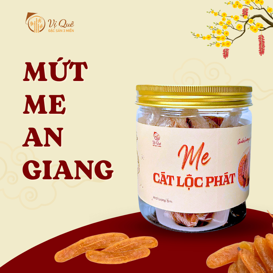 Me Rim Muối Ớt - Lọ Nhựa lớn-duoc-ban-tai-Vị Quê - Quà Tặng Đặc Sản