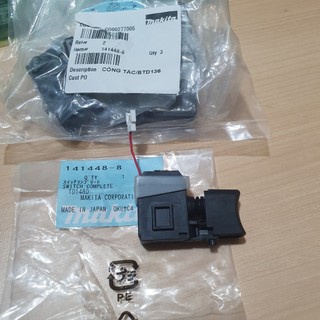  Công tắc cho máy bắn vít dùng pin Makita DTD136 DTD137 DTD147 DTD148  141448-8  