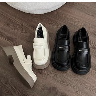 Giày loafer cao 5 phân độn đế A39