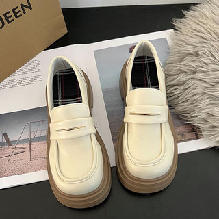Giày loafer cao 5 phân độn đế A39