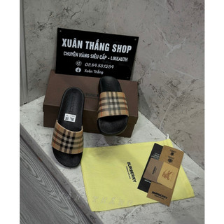 Dép quai ngang nam bbr full box full bill siêu câp đế cao su chống trơn chống trượt, dép lê nam nữ siêu cấp