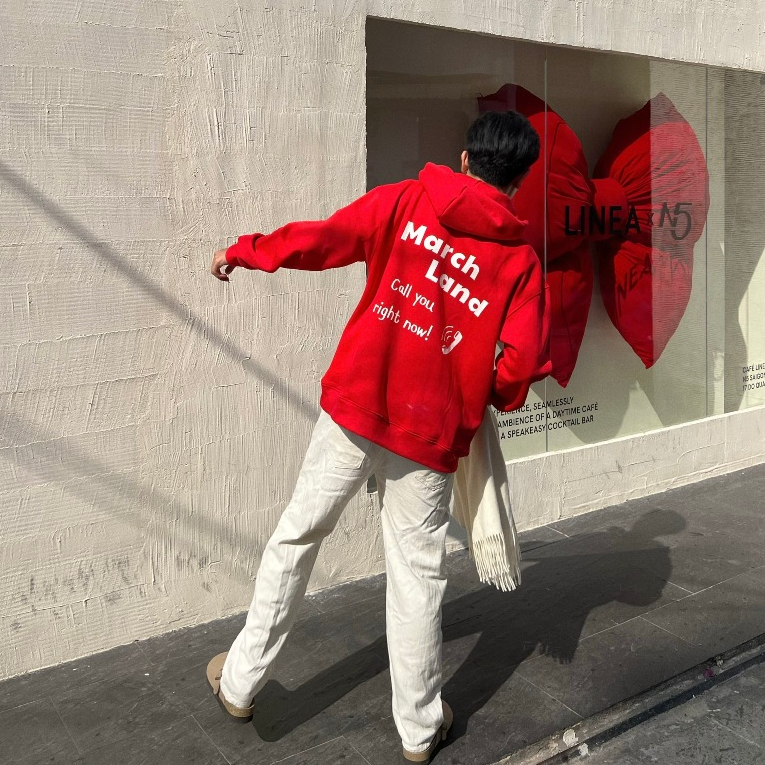 ÁO KHOÁC HOODIE NỈ CALL YOU CÓ MŨ CHÍNH HÃNG MARCHLAND ẤM ÁP