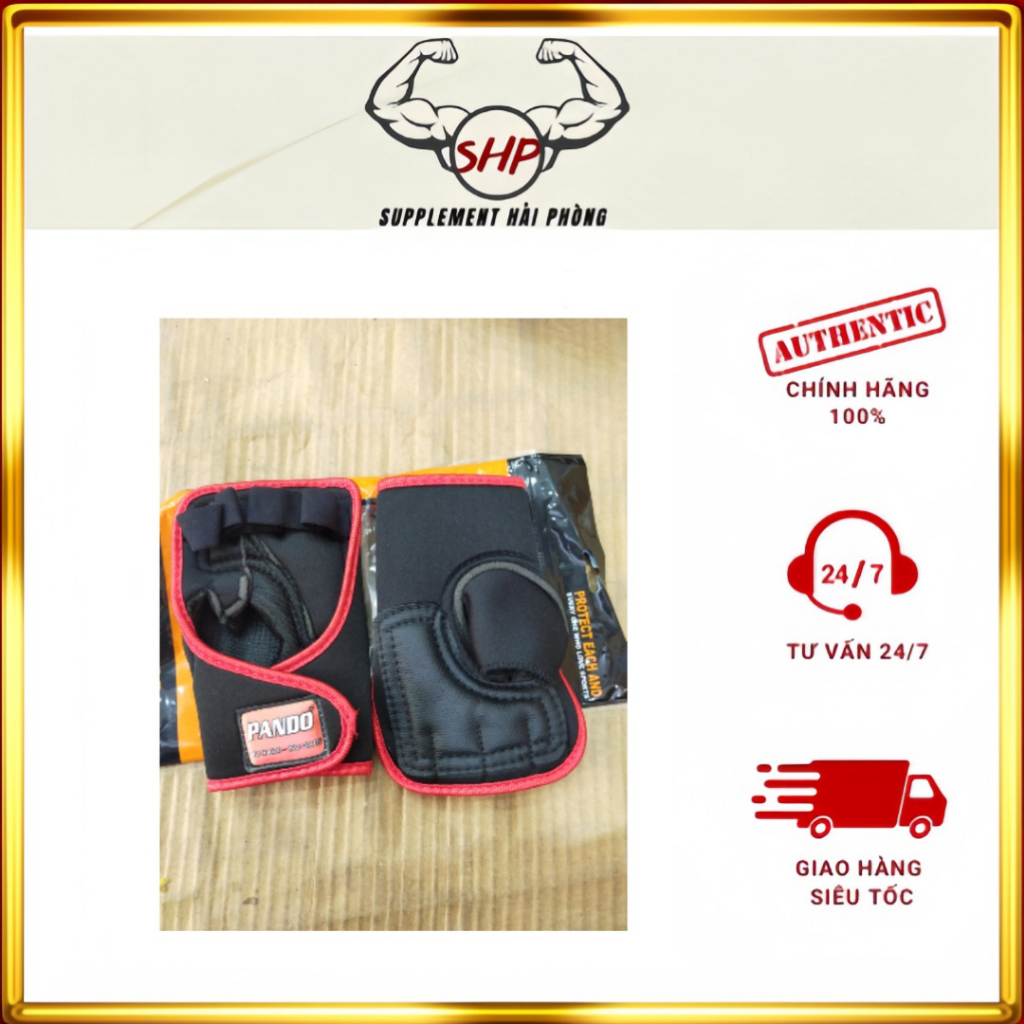 [Chính hãng] Găng tay Pando - Chất lượng cao , êm ái bền bỉ cho gymmer tại  Supplement Hải Phòng