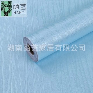 Giấy Dán Tường Sẵn Keo Sóng Xanh Nổi kt:10m x 45cm