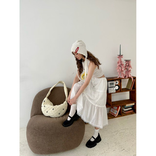 JANET STUDIO • Váy voan 3 tầng trắng