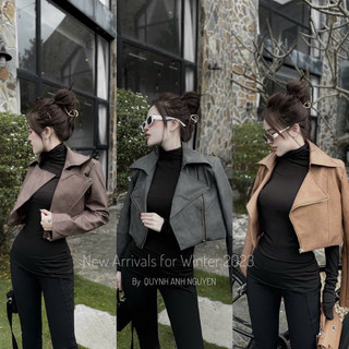 Áo da khoá crotop loại 1 hàng QCCC