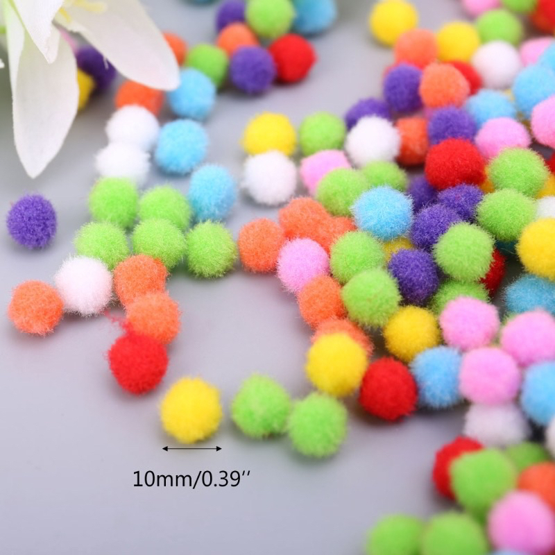 pom pom, bịch 100 quả trộn màu