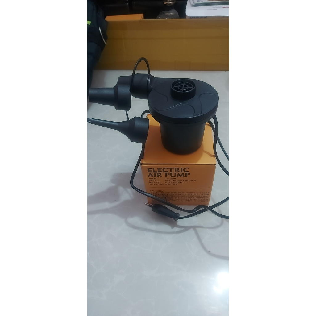 Máy bơm hơi điện tiện dụng mini, 3 đầu bơm