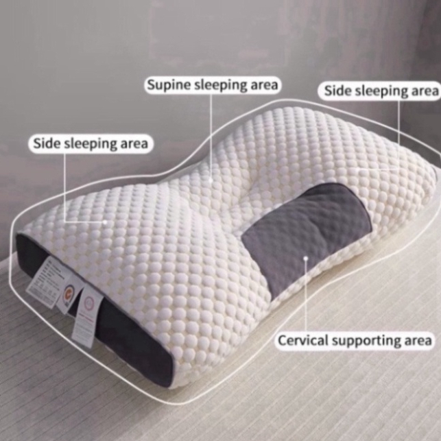 Gối ngủ chống đau mỏi cổ vai gáy, thiết kế nằm ngửa và nằm nghiêng hạn chế ngáy giúp giấc ngủ ngon ( didooglt ) | BigBuy360 - bigbuy360.vn