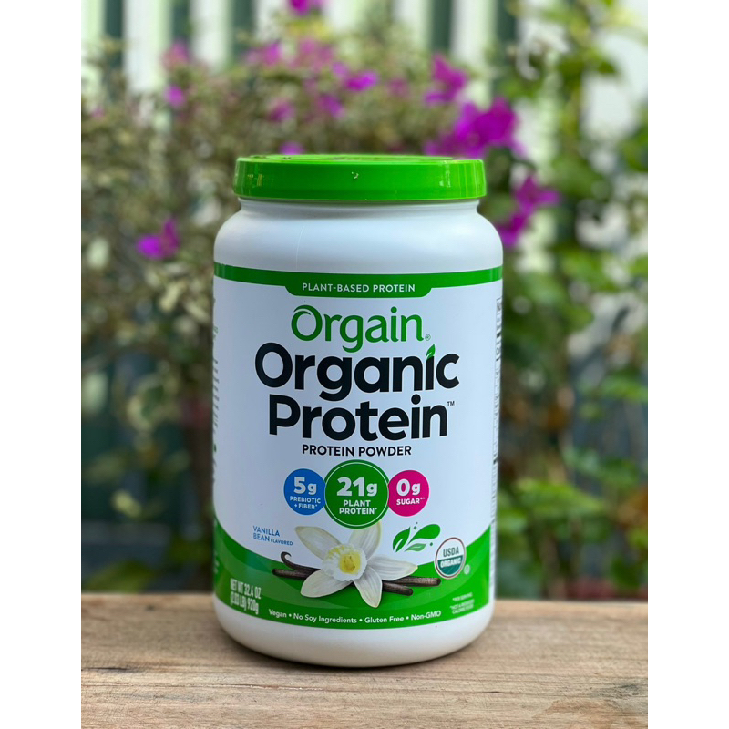 Bột bổ sung protein thuần chay Organic Protein 920g không đường