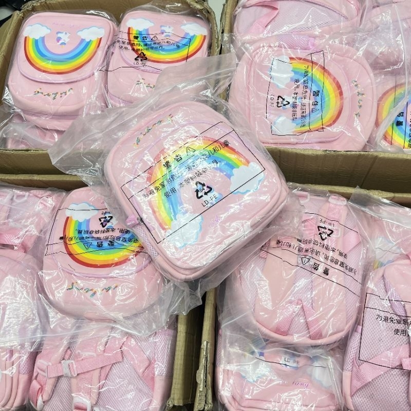 Balo bé gái Rainbow