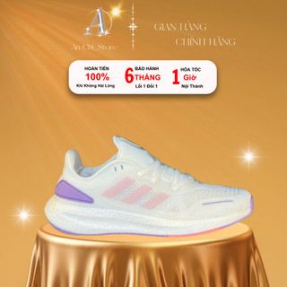 Giày Thể Thao Adidas Pureboost 22 trắng viền tím bản chuẩn nhất dành cho nam nữ