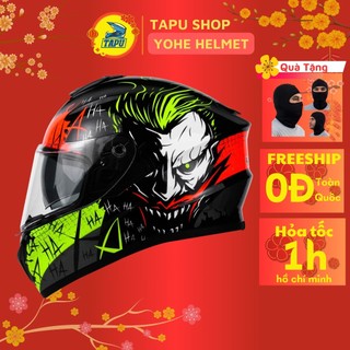 [CHÍNH HÃNG] MŨ BẢO HIỂM FULLFACE YOHE 981 2 KÍNH HOT NEW 2019 - Tapu Shop